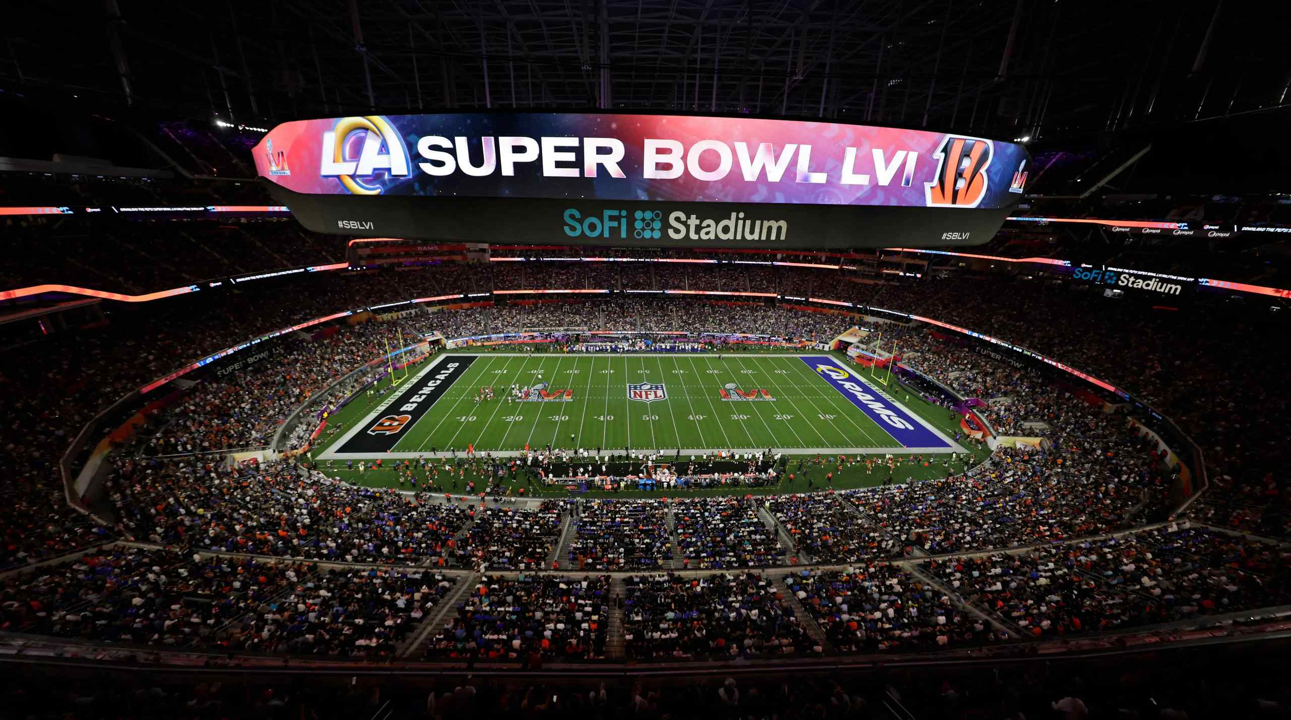 Super Bowl LVI with the Rams vs. Bengals.